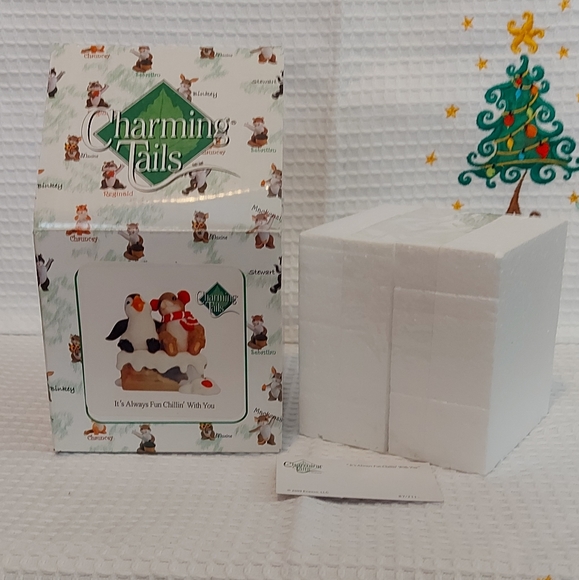 NWT Enesco Charming Tails " It's Always Fun Chillin' With You"  2011 - Retired - Picture 6 of 12